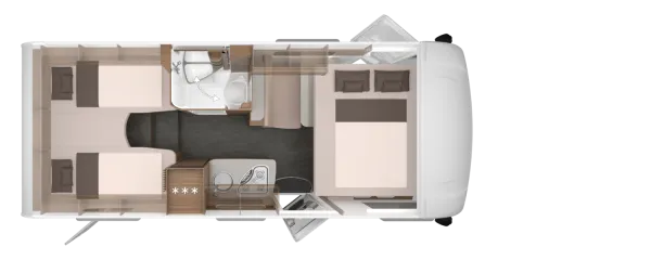 Nachtgrundriss Knaus L!VE I 650 MEG Nachtgrundriss Knaus L!VE I 650 MEG