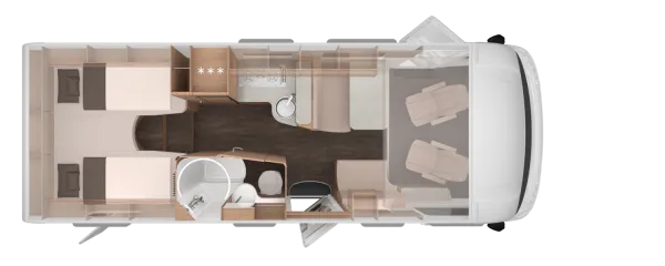 Tagesgrundriss Knaus L!VE I 700 MEG Tagesgrundriss Knaus L!VE I 700 MEG