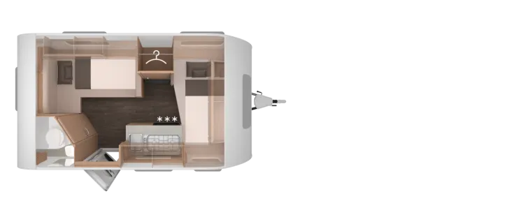 Grundriss Nacht Knaus Sport 400 QD *PLATINUM Paket*
