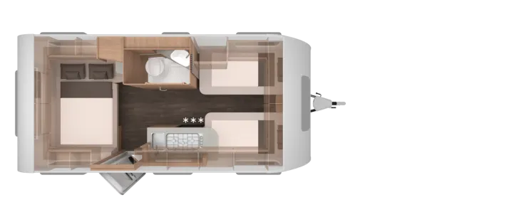 Grundriss Nacht Knaus Sport 460 EU Platinum Paket, Mono Controll
