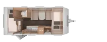 Grundriss Tag Knaus Sport 500 QDK Sofort Verfügbar!