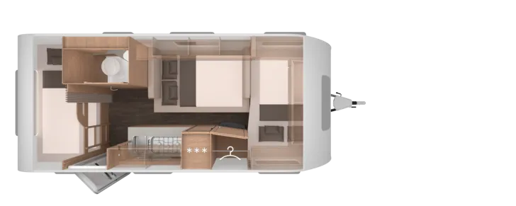 Grundriss Nacht Knaus Sport 500 QDK Sofort Verfügbar!