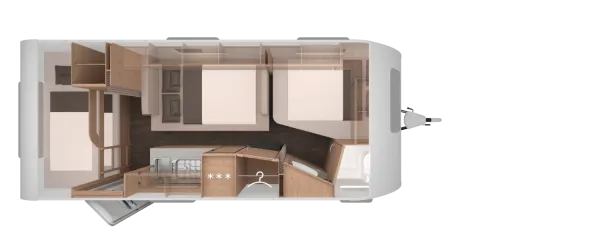 Nachtgrundriss Knaus Sport 540 FDK Nachtgrundriss Knaus Sport 540 FDK