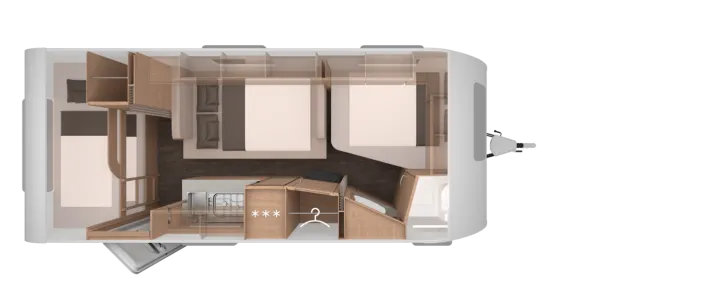 Grundriss Nacht Knaus Sport 540 FDK