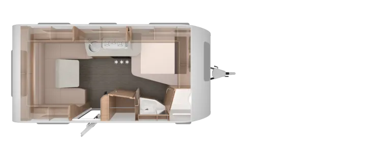 Grundriss Tag Knaus Südwind 450 FU Black Selection