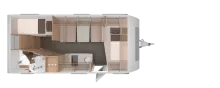 Grundriss Tag Knaus Südwind 500 QDK Black Selection *Gas-Paket*