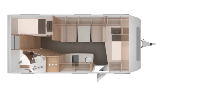 Grundriss Tag Knaus Südwind 500 QDK Black Selection *Gas-Paket*