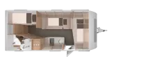 Grundriss Nacht Knaus Südwind 500 QDK Black Selection *Gas-Paket*
