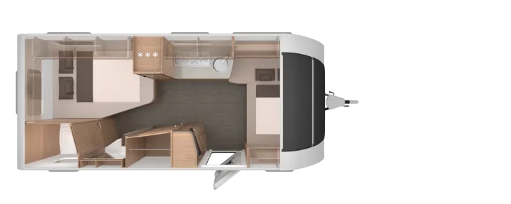 Grundriss Nacht Knaus Südwind 500 UF Black Selection *Black Selection*1.800 kg*