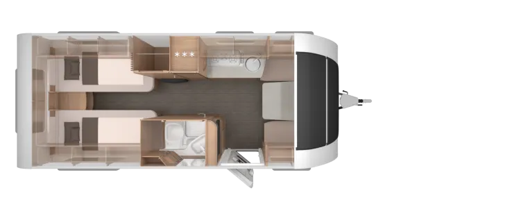 Grundriss Tag Knaus Südwind 540 UE Black Selection
