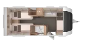 Grundriss Nacht Knaus Südwind 540 UE Black Selection