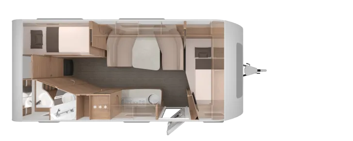 Grundriss Tag Knaus Südwind 580 QS Black Selection Modell 2027