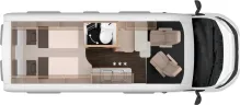 Grundriss Tag Knaus BoxLife PLATINUM SELECTION 600 ME