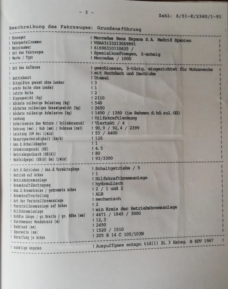 Fahrzeugbild Mercedes-Benz Mercedes MB100 Oldtimer TOP Zustand #6