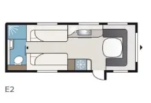 Grundriss Tag Kabe Imperial 630 TDL FK Jetzt in HEILBRONN