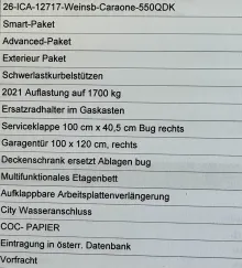 Fahrzeugbild Weinsberg CaraOne 550 QDK #4