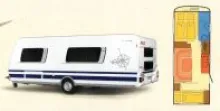 Grundriss Tag Dethleffs Camper 560 SK Edition sehr gut gepflegt, wenig gefah