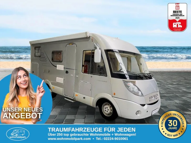 Fahrzeugbild Hymer B 514 CL/Festbett+Hubbett/Garage/Klima/Markise #1