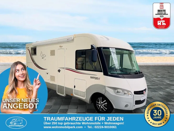 Fahrzeugbild Rapido 880 F/AUTOMATIK/Qeensbett+HUBBETT/TOP #1