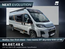 Fahrzeugbild Malibu Van first class - two rooms GT skyview 640 LE RB Fiat (752) #4