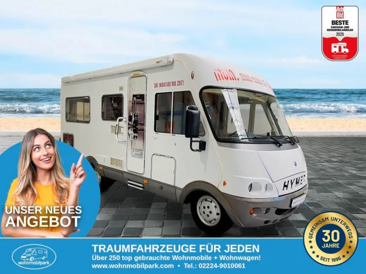 Fahrzeugbild Hymer B 574/Automatik/Festbett/Klima/Markise/Solar #1