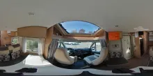 360° Innenansicht Sunlight T 65 Hubbett, Sat/TV, Solar