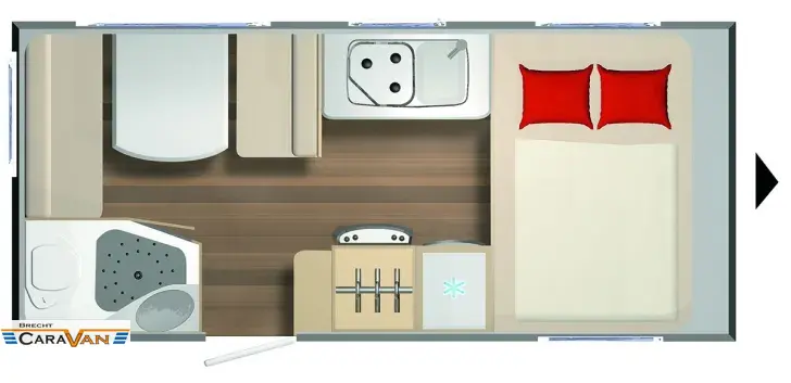 Grundriss Tag Bürstner Premio 395 TS 5.458 Euro gespart!!