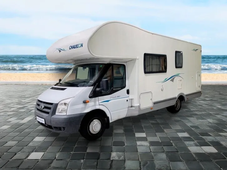 Fahrzeugbild Chausson Flash 07/Festbett/Garage/Klima/Solar/Markise #2