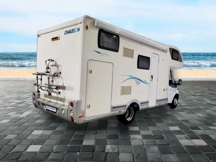 Fahrzeugbild Chausson Flash 07/Festbett/Garage/Klima/Solar/Markise #4