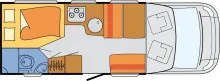 Grundriss Tag Carado T 348 AKTIONS-PREIS !