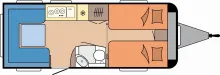 Grundriss Tag Hobby De Luxe 540 UL