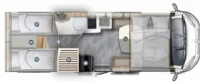 Grundriss Tag Eura Mobil Integra Line GT IL 726 EF 170PS/Autom/Backofen/Dunstabzugshaube/Mondial-Plus-Paket
