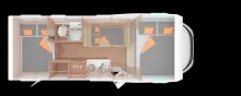 Grundriss Tag Weinsberg Carahome 650 DG (2027)