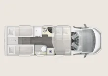 Grundriss Tag LMC Breezer H 737