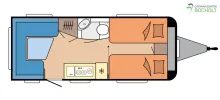 Grundriss Tag Hobby De Luxe 495 UL Modell 2027