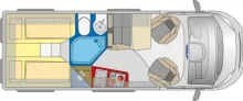 Grundriss Tag Pössl Roadcruiser Citroen 180 PS /Asisstenz- & Komfort
