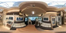360° Innenansicht Mobilvetta K Yacht Tekno Line 86, Solar, Lithium, Markise