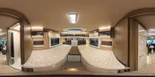360° Innenansicht Mobilvetta K Yacht Tekno Line 86, Solar, Lithium, Markise