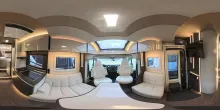 360° Innenansicht Mobilvetta Kea Kompakt P 64 - SAT, TV, SOLAR, LITHIUM,...