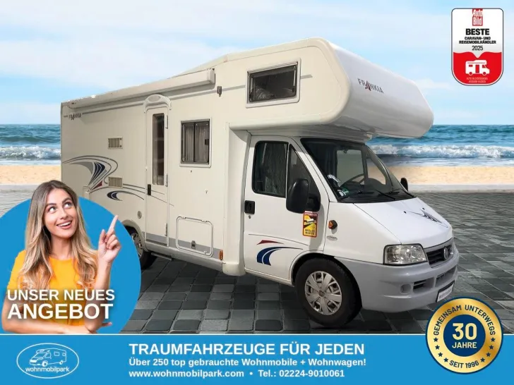 Fahrzeugbild Frankia A 700 ED/  Etagenbetten / Garage / DPF-Grün #1