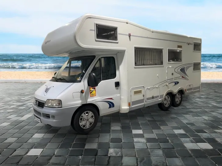 Fahrzeugbild Frankia A 700 ED/  Etagenbetten / Garage / DPF-Grün #2