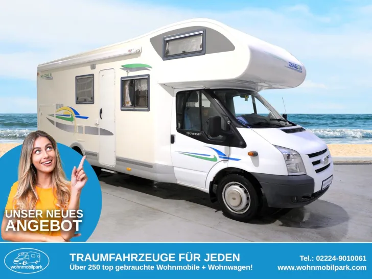 Fahrzeugbild Chausson Welcome 28 G/Festbett/Garage/Klimaanlage/Markise #1