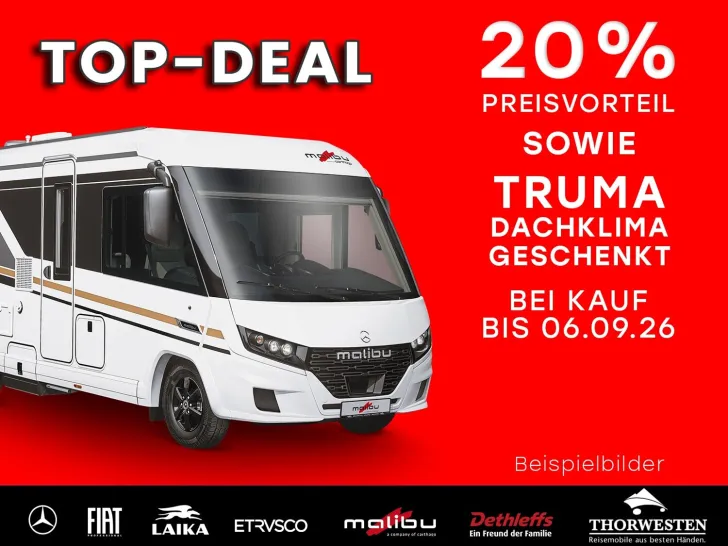 Fahrzeugbild Malibu I 470 RB LE K comfort Mercedes DACHKLIMA CHIARO #1
