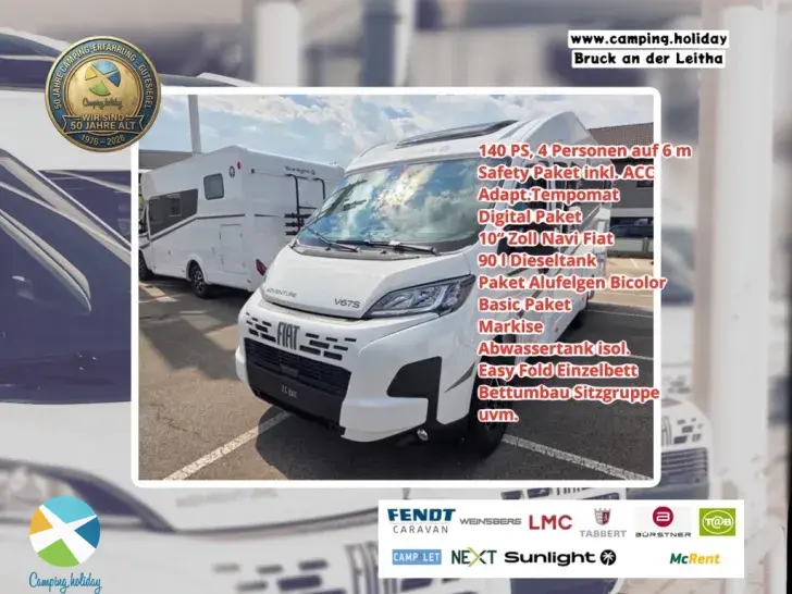 Frontal Vorne Sunlight V 67S ADVENTURE EDITION