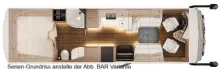 Grundriss Tag Concorde Charisma 910 LSI *Technologie-Paket