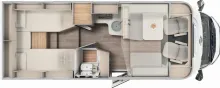 Grundriss Tag Carado T 448H SEASON SALE: bis zu 11.000 EUR sparen!