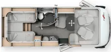 Grundriss Tag Malibu I 430 KB LE comfort Fiat Nomos London