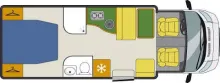 Grundriss Tag Challenger Genesis 288 EB Special Edition Scheckheft, Garantie, Zahnriem