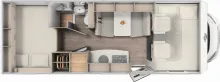 Grundriss Tag Carado pro A 464 SEASON SALE: bis zu 9.000 EUR sparen