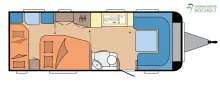 Grundriss Tag Hobby Prestige 650 KFU Modell 2027